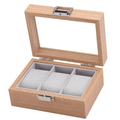 Boîte à montre en bois 3 emplacements Limenia™