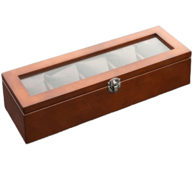 Boîte à montre en bois 5 emplacements Limenia™