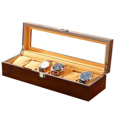 Boîte à montre en bois 6 emplacements Limenia™