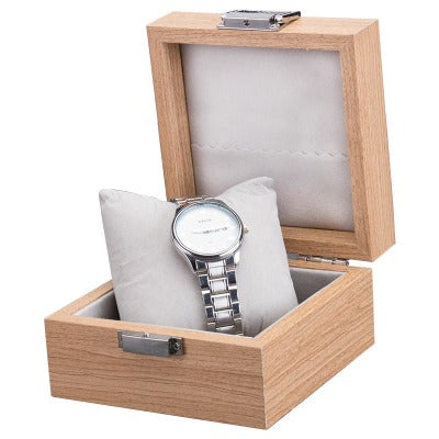Boîte à montre en bois clair simple Limenia™
