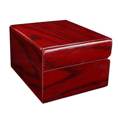 Boîte à montre en bois rouge un emplacement Limenia™