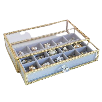 Boite à bijoux en verre Séléné | Limenia™