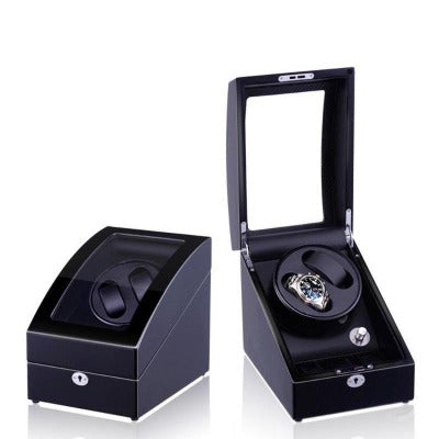 Remontoir à montre en bois noir double Limenia ™