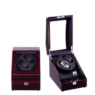 Remontoir à montre en bois noir double Limenia ™