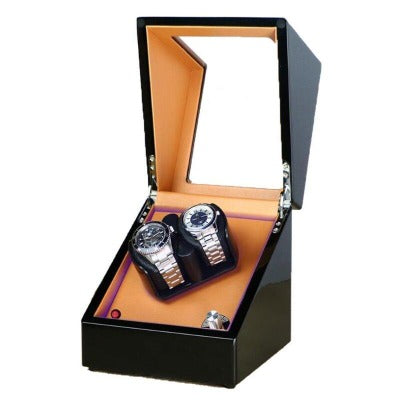Remontoir à montre en bois noir double Limenia ™