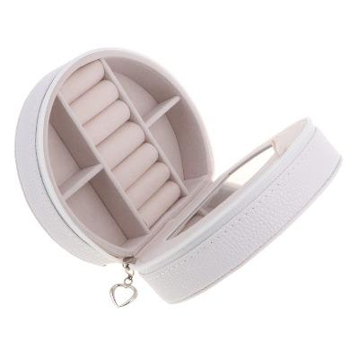 Boite à bijoux ronde avec un miroir Limenia™ 200001479 Limenia