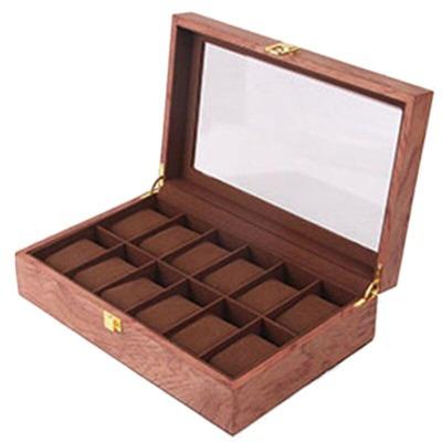 Boîte à montre en bois 12 emplacements Limenia™ 200000130 Limenia
