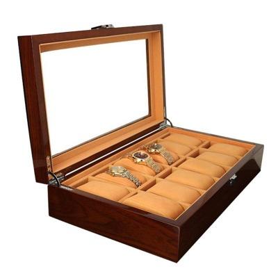 Boîte à montre en bois 12 emplacements Limenia™ 200000130 Limenia
