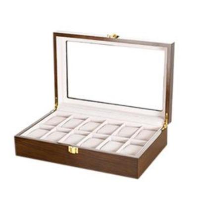Boîte à montre en bois 12 emplacements Limenia™ 200000130 Limenia
