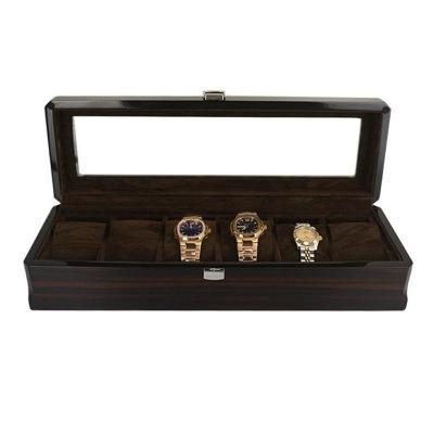 Boîte à montre en bois 6 emplacements Limenia™ 200000130 Limenia