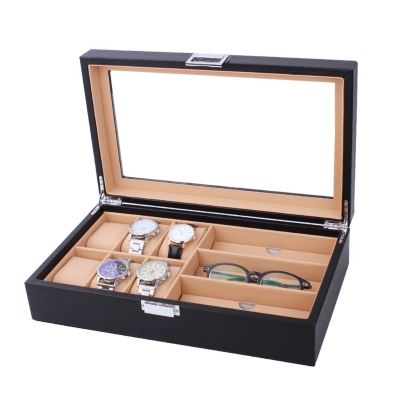 Boîte à montre & lunettes en fibre de carbone Limenia™ 200000130 Limenia
