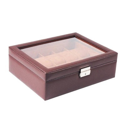 Boîte à montre en bois 10 emplacements Limenia™