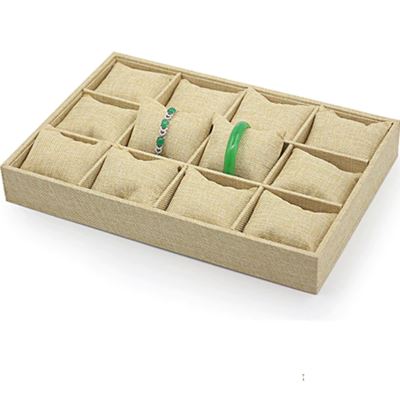 Ensemble de 12 coussins à bijoux en lin Limenia™ 200001479 Limenia