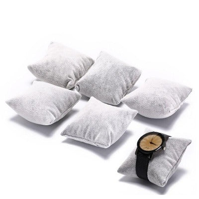 Lot de 5 coussins à montre en velours gris Limenia™
