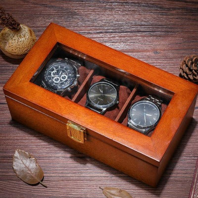 Boîte à montre en bois 3 emplacements Limenia™