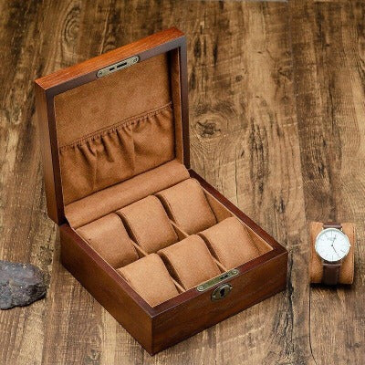 Boîte à montre en bois 6 emplacements Limenia™