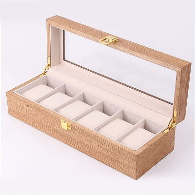 Boîte à montre en bois blanc Limenia™