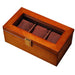 Boîte à montre en bois 3 emplacements Limenia™ 200000130 Limenia
