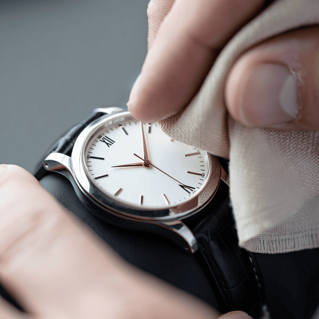 Conseil de nettoyage de montre